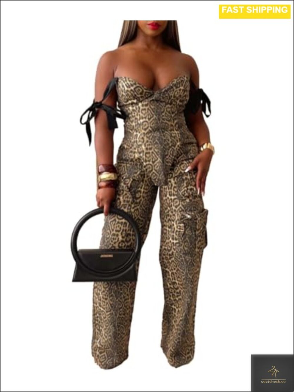 Sexy 2 Piece Set Off-Shoulder Crop Top Wide-Leg Pants Going Out Birthday